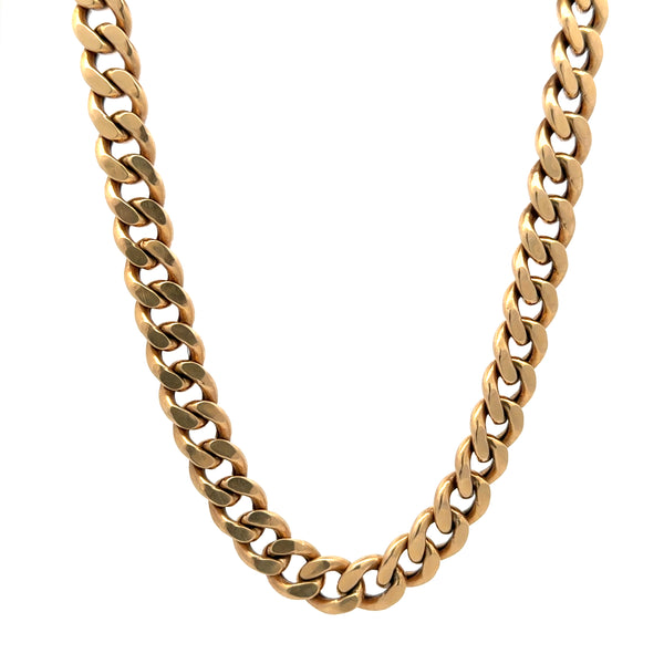 10K Yellow Gold Cuban Link Chain