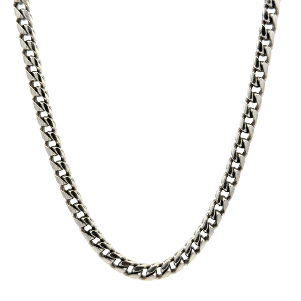 10K White Gold Franco Link Chain