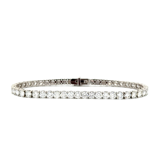 14K White Gold Tennis Bracelet
