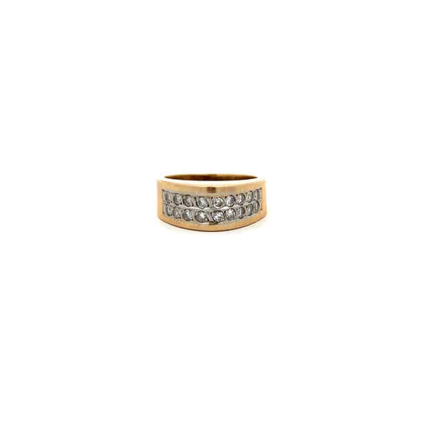 14K Gold And Diamond Ring