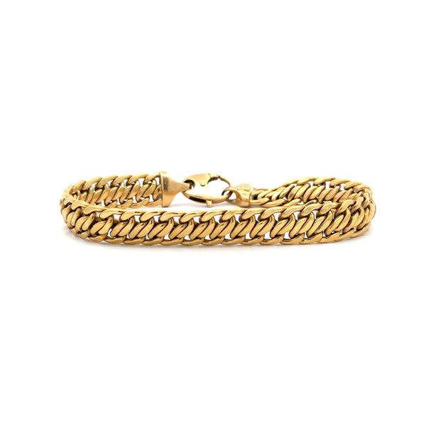 18K Hollow Link Bracelet